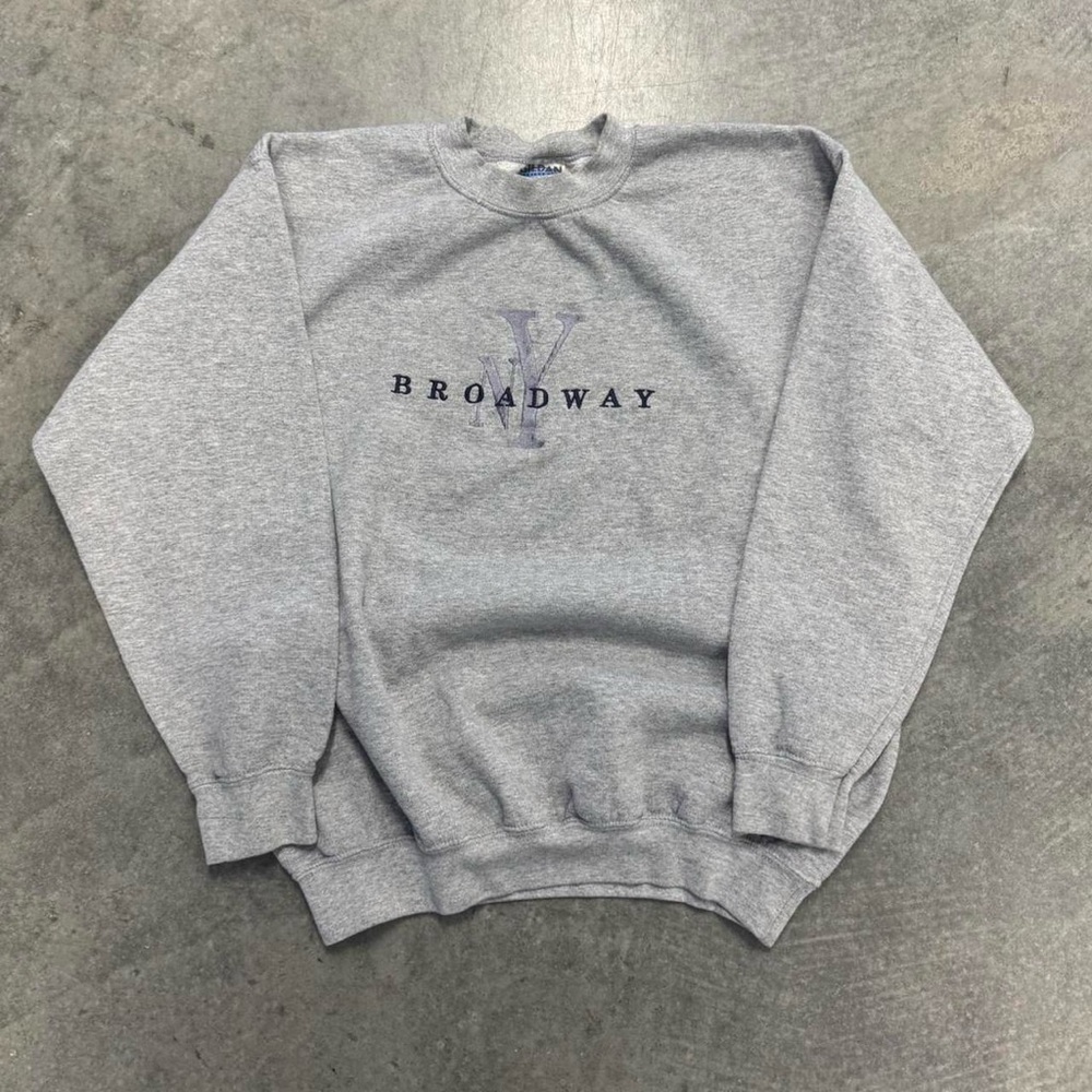 90’s Gray Broadway Sweatshirt